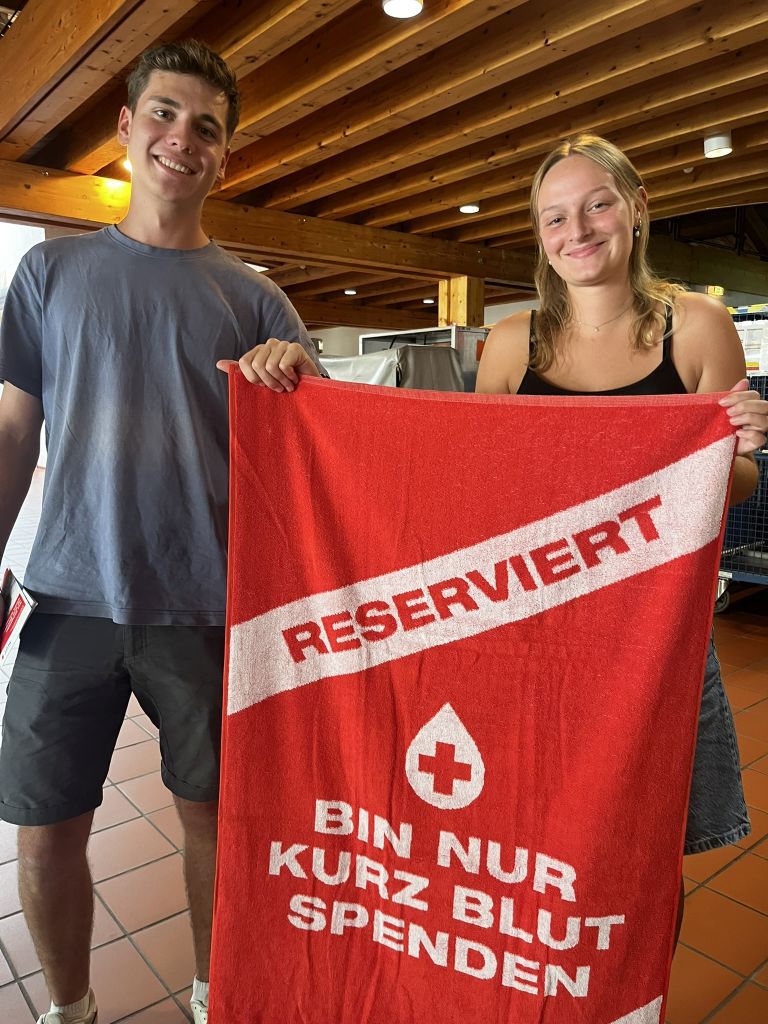 Erstspender sein lohnt sich: dieses mal gab es ein tolles Handtuch für Erstspender!